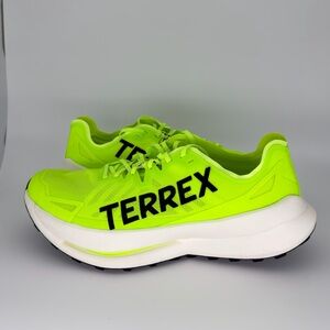 Men adidas Terrex Agravic Speed Ultra Trail Shoes "Lucid Lemon" JR5217 Size 13